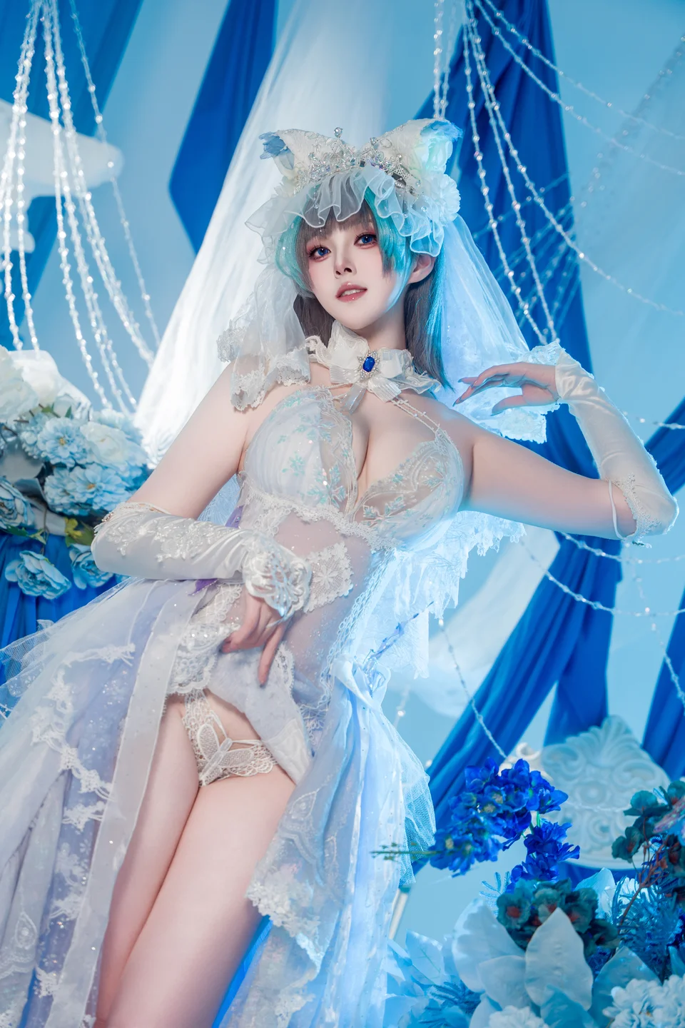 Natsuko_夏夏子_No_091_碧蓝航线·柴郡婚纱_70P_625MB tg@simisebaisi 【丝足阁】011.webp